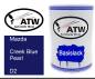 Preview: Mazda, Creek Blue Pearl, D2: 500ml Lackdose, von ATW Autoteile West.